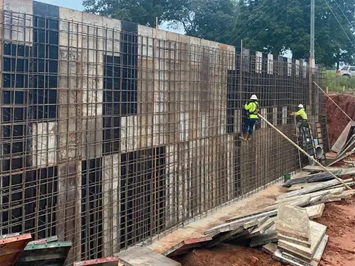 CIP Retaining Walls, Charlotte, NC